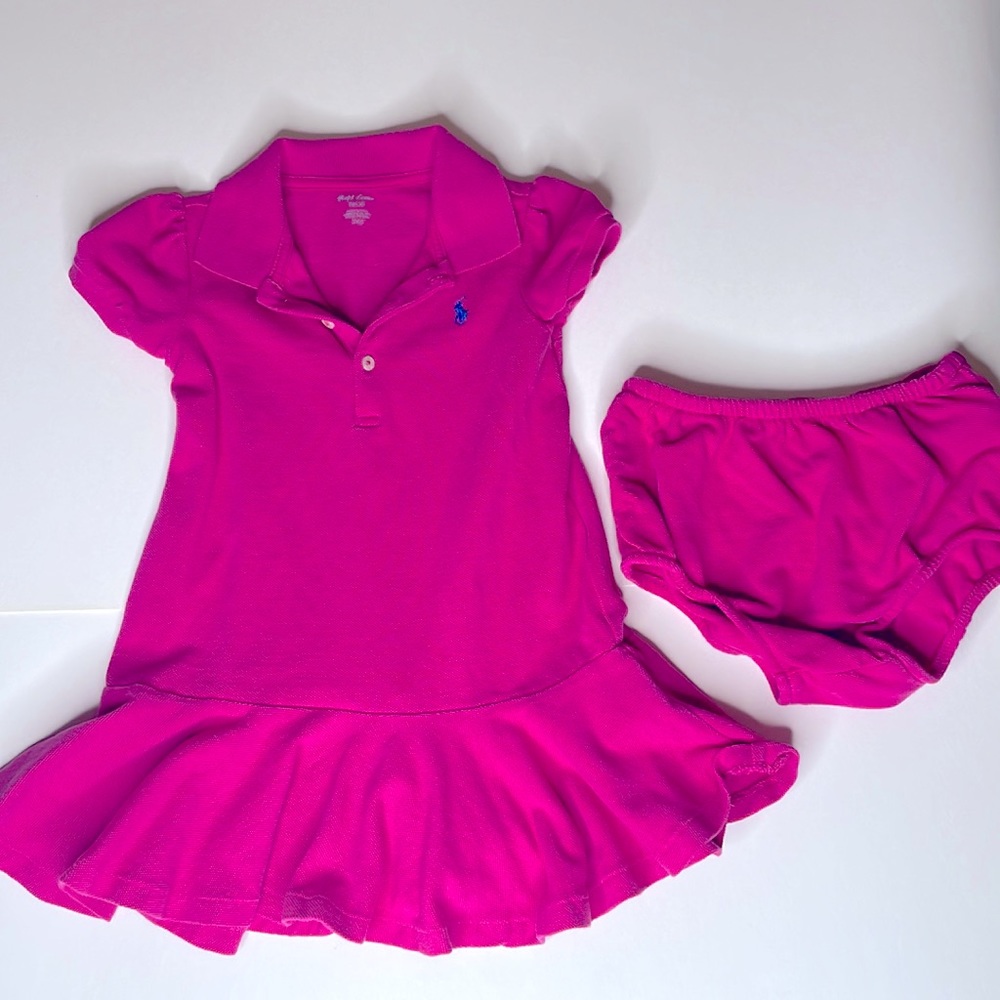 Ralph Lauren Pink 2-Piece Set 18M